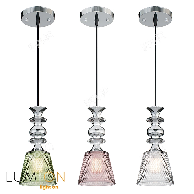 Modern Pendant Light Lumion 8047-1A 3D model image 1