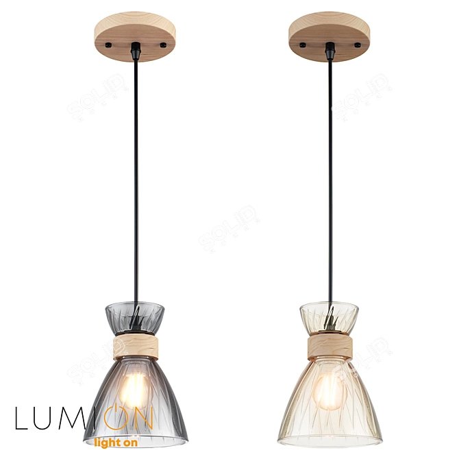 Modern Pendant Lighting Set Lumion 3D model image 1