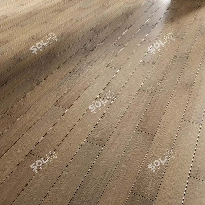 Multi-Pattern Hardwood Flooring Panels 3D model image 4