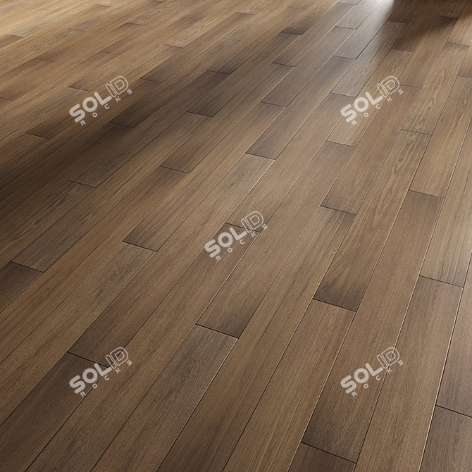 Multi-Pattern Hardwood Flooring Panels 3D model image 5