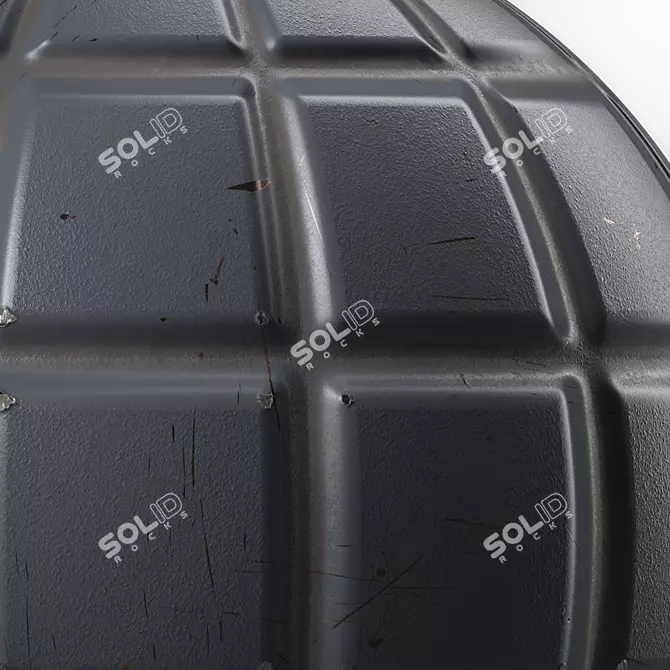 PBR Metal Panels 4K Texture 3D model image 5