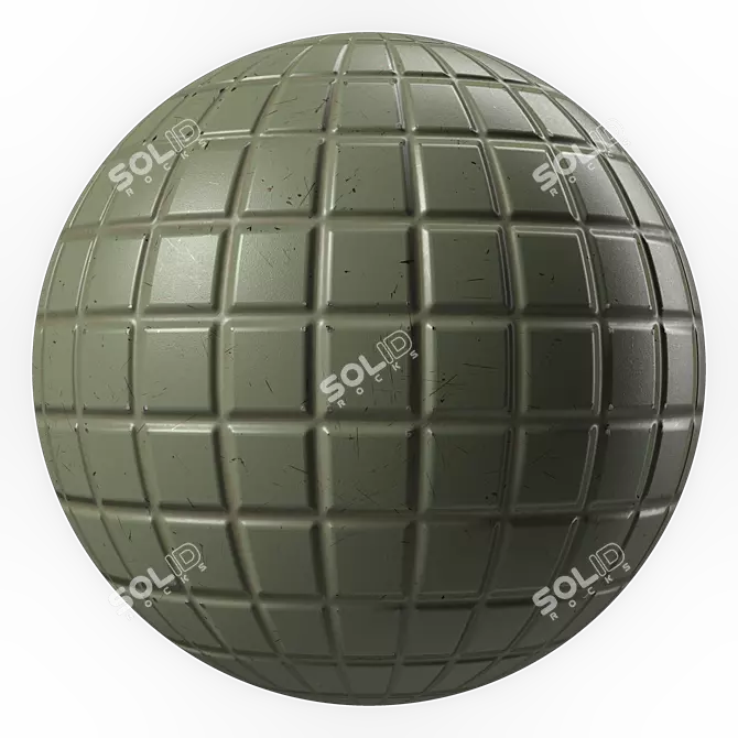 PBR Metal Panels 4K Texture 3D model image 6