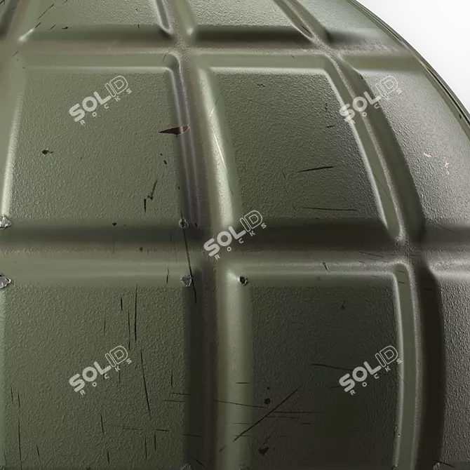 PBR Metal Panels 4K Texture 3D model image 7