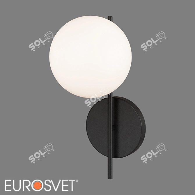 Eurosvet Marbella Glass Wall Sconce 3D model image 2