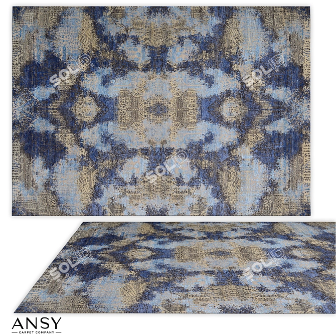 Handmade Arno Classic ANSY Carpet 3D model image 1