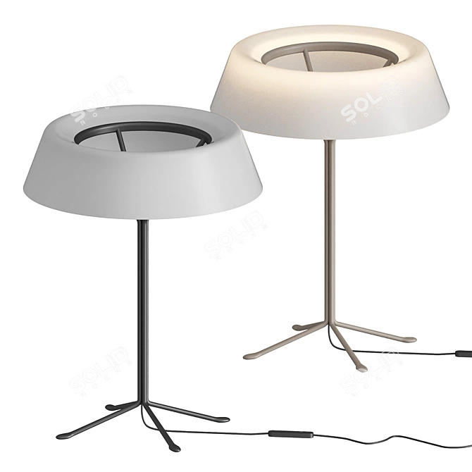 Vibia Lily Table Lamp, Modern 3D model image 3