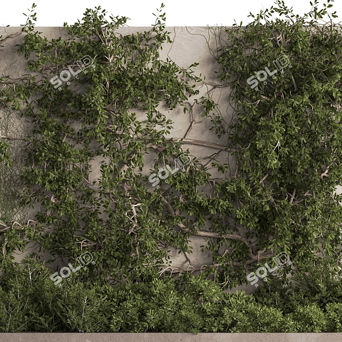 FloraWall Vertical Garden Kit 3D model image 4