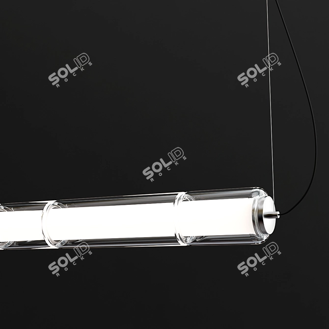 Modern Glass Pendant Light Design 3D model image 5