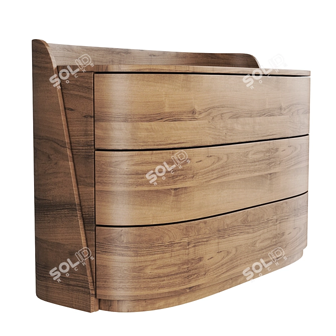 Petite Le Bete Drawer Commode 3D model image 1