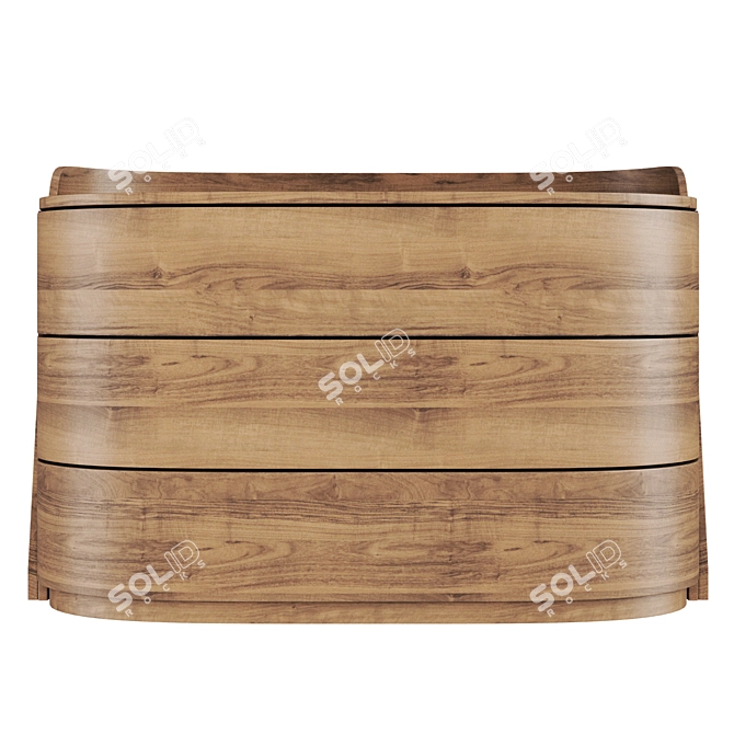 Petite Le Bete Drawer Commode 3D model image 2