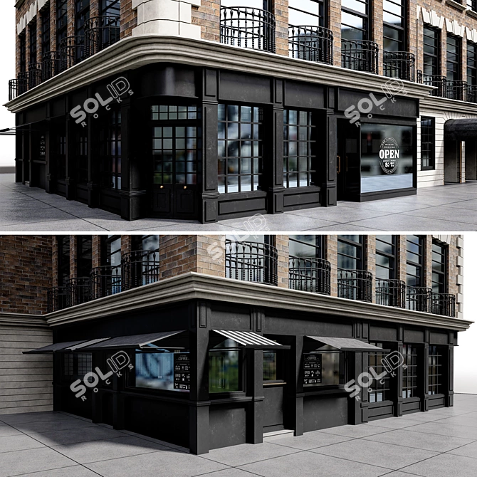 Exterior Modeling NewYork 3D Building 3D model image 4