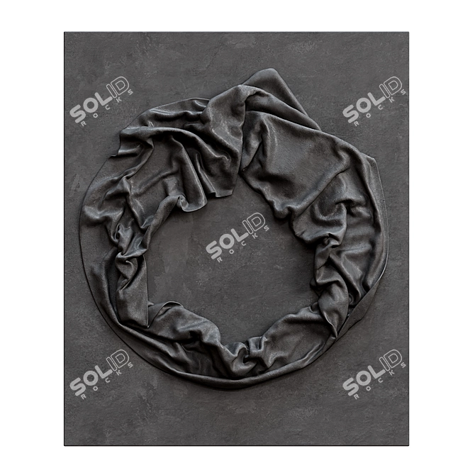 Modern Wall Art Decor Piece 3D model image 3