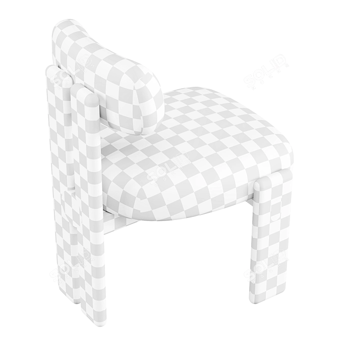 Difane De la Paz Dining Chair 3D model image 6