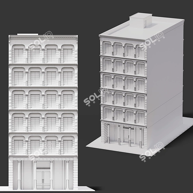 Building06 NY-Style 3D Model 3D model image 4