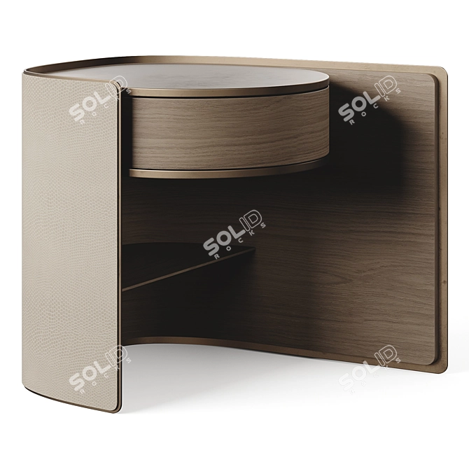 Raphael Collection Bedside Table: Luxurious Design 3D model image 1