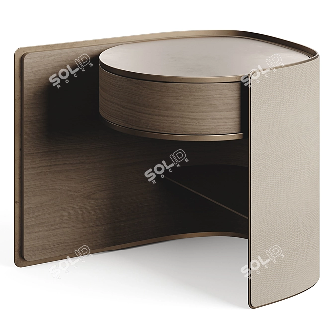 Raphael Collection Bedside Table: Luxurious Design 3D model image 4