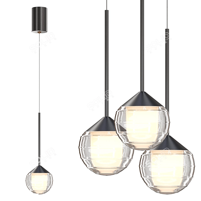 FANNAR F Pendant Light Model 3D model image 1