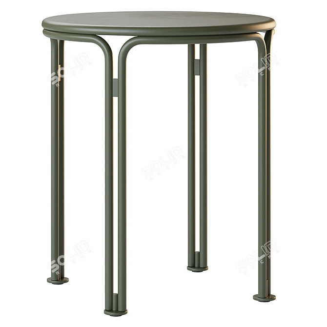 Modern Side Table, Scandinavian Design 3D model image 1