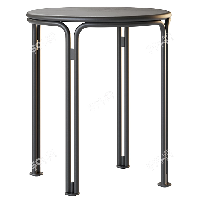 Modern Side Table, Scandinavian Design 3D model image 3