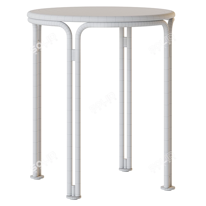 Modern Side Table, Scandinavian Design 3D model image 4