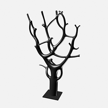 Artistic Tree Sculpture 3D model image 1 