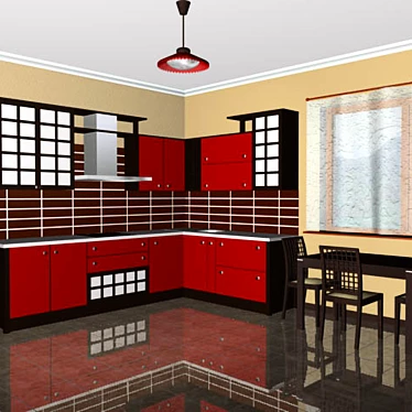 Winterberry Kitchen Set: Michel/Olsa 3D model image 1 
