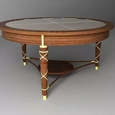 Round coffee table