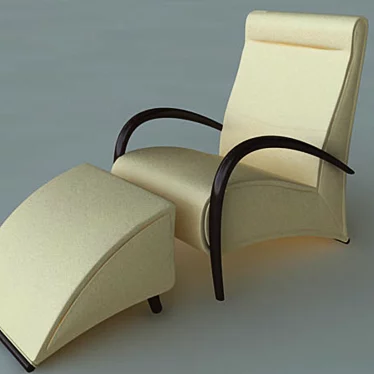 Luxury NIERI Carlotta Chair 3D model image 1 