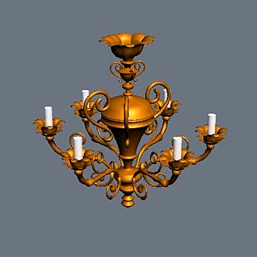 CHANDELIER WITH CANDLES