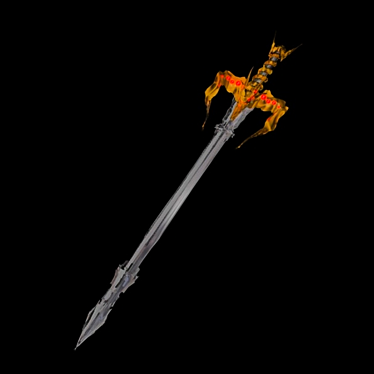 2-Handed Battle Sword 3D model image 1 