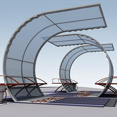 Vishnya's Bus Stop: 3D Model 3D model image 1 