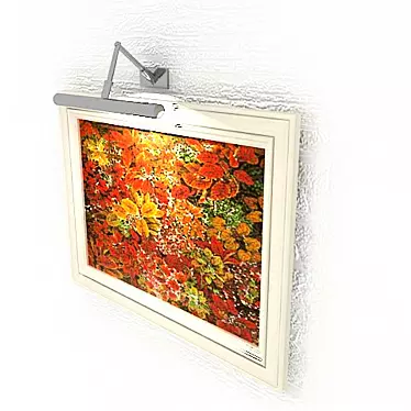 Vintage Lightbox Art Display 3D model image 1 