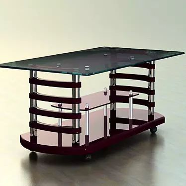 Modern Coffee Table: 3D Max-8 Design 3D model image 1 