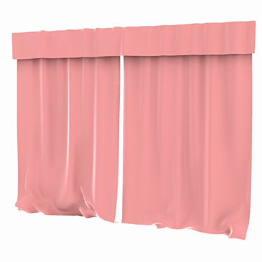 Simple Curtain 3D model image 1 