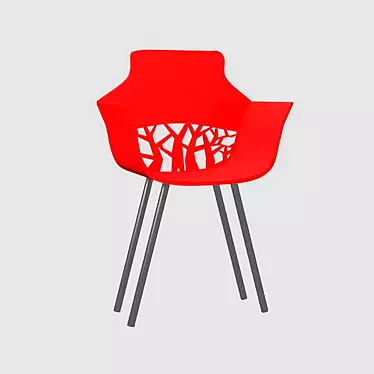 Branches Chair: Nature-Inspired Seat 3D model image 1 
