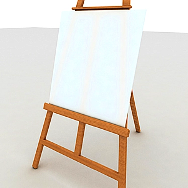 Versatile Artist Easel 3D model image 1 