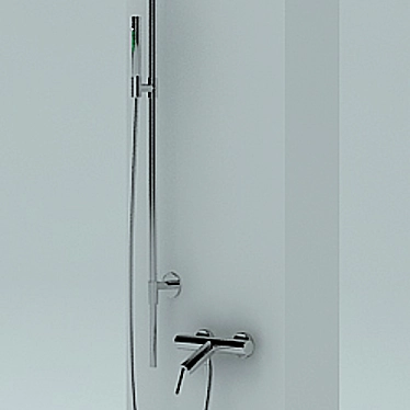 Luxury Shower Kit: hansgrohe 3D model image 1 