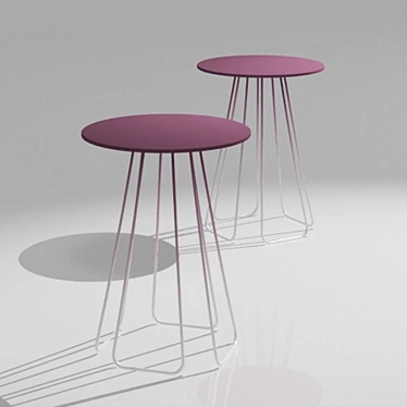 Medusa Mini Tables: Stylish Miniature Design 3D model image 1 