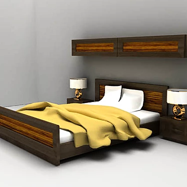 BRW Largo: Maximize Your Bedroom! 3D model image 1 