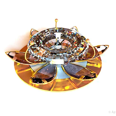 Flower Blossom Luminaire 3D model image 1 