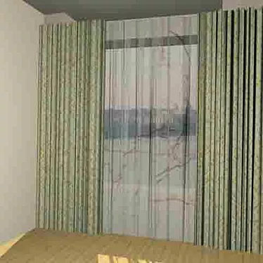 Sleek Blinds 3D model image 1 