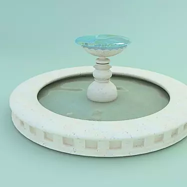 Texturewater Fountain 3D model image 1 