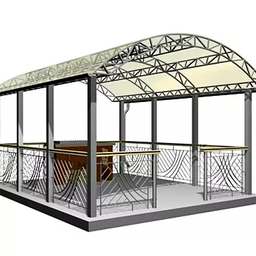 Metal gazebo