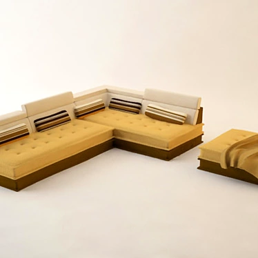 Colonial Maison Sofa 3D model image 1 