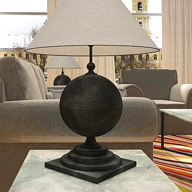 Sleek 3D Nasl?na? Lamp 3D model image 1 