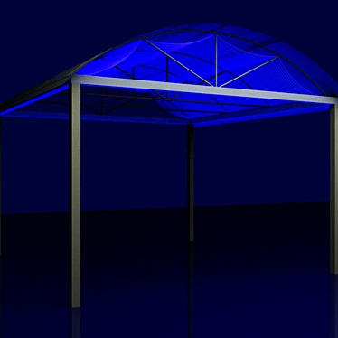 Gazebo with backlight