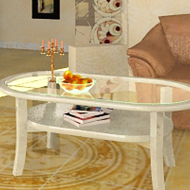 Stylish Coffee Table 3D model image 1 