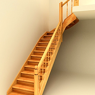 Stairs wooden