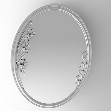 Luxury Reflective Mirror 3D model image 1 