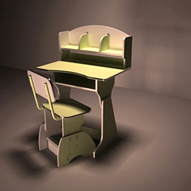 Grow Together Table and Chair 3D model image 1 